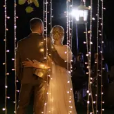 Outdoor String Lighting for Receptions