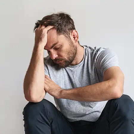 Depression symptoms in a federal worker after a workplace injury
