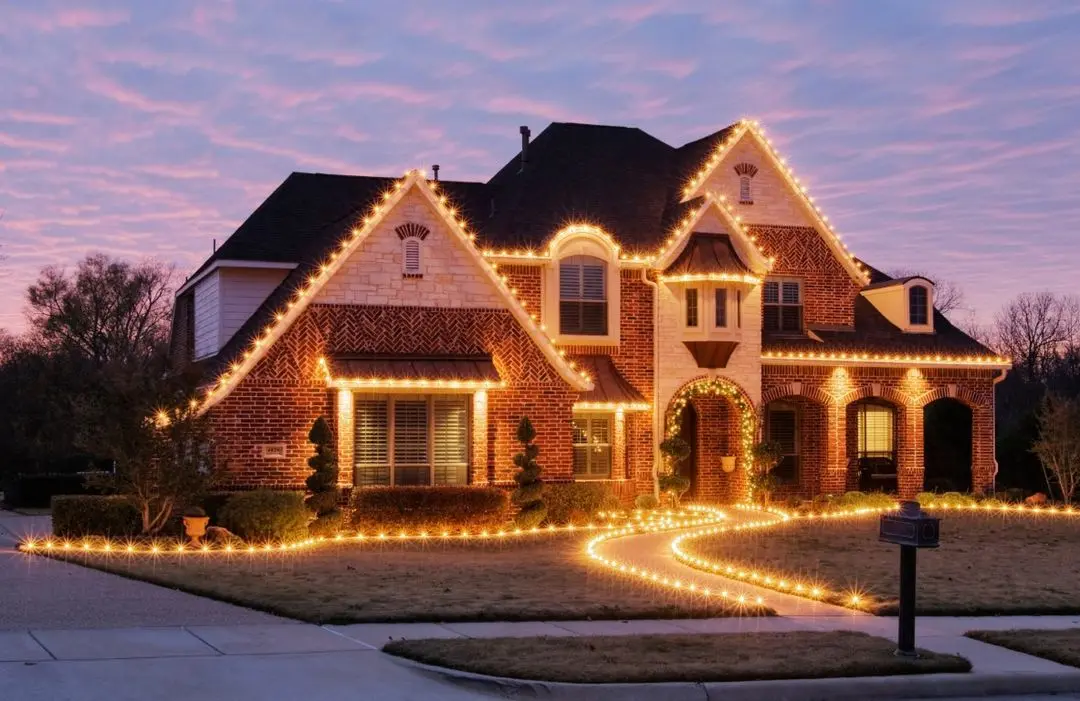 Residential Christmas Light Installation