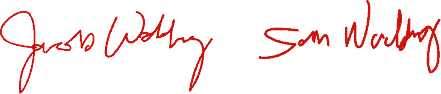 ARCH Exteriors owners signature in red
