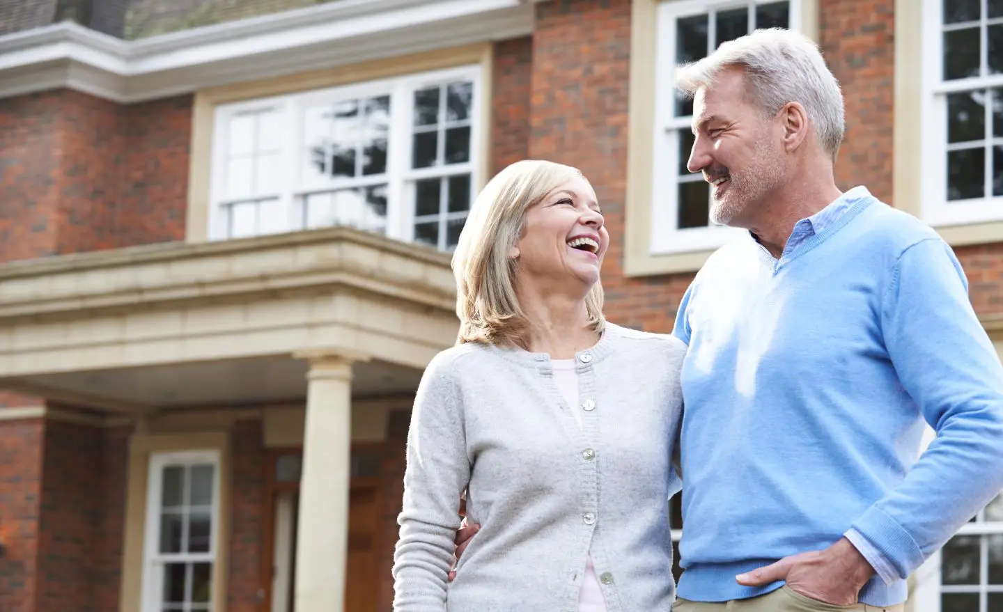 couple happy with their home investment