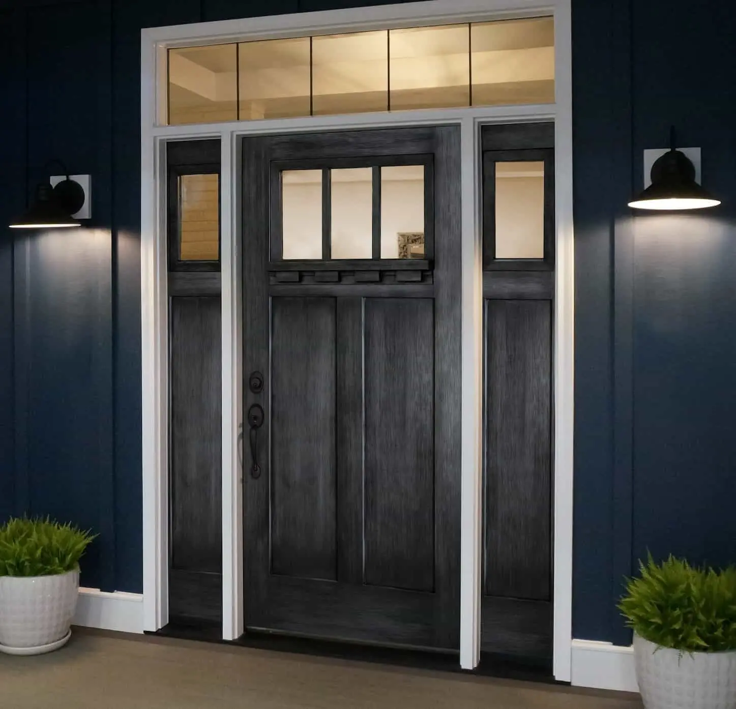 black door