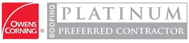 owens corning roofing platinum preferred contractor logo