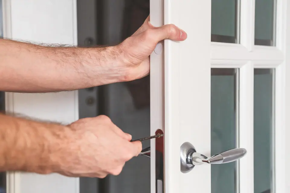 exterior door installation-troubleshooting a front door's strike plate
