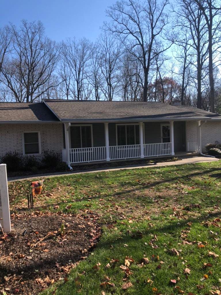 New siding installed on a home in Frederick, Maryland