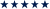 five stars rating in blue