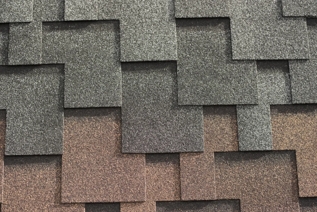 owens corning shingle colors-close up of layered shingles