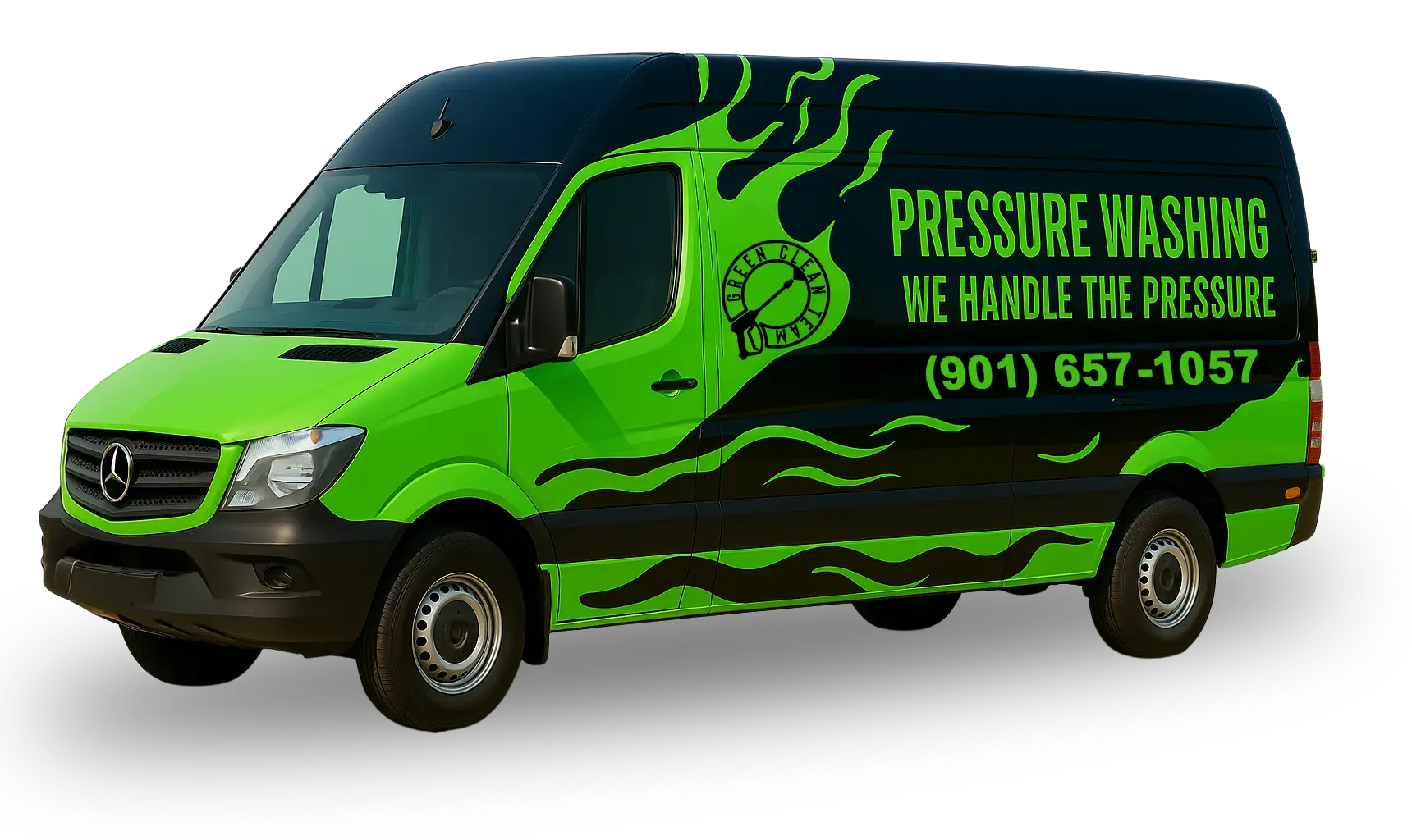 Green Clean Team Van