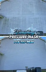 house washing project in Buffalo, NY