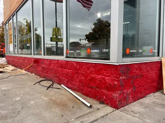 Mcdonald building washing project result in Buffalo NY
