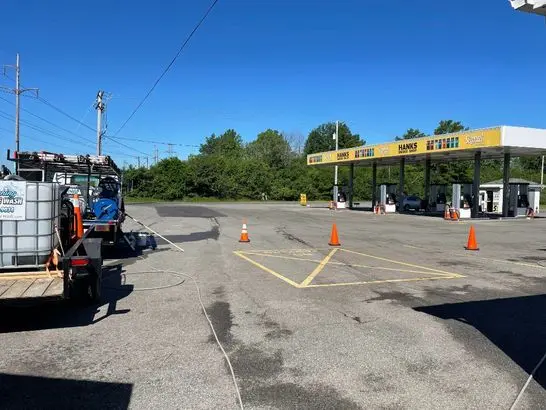 Gas Station Pressure and Soft Washing in Lewiston, NY