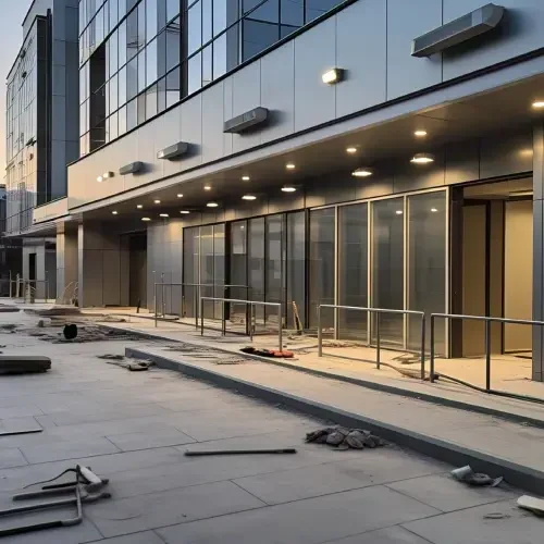 Fixtures, vents, and lighting post contruction Glass, Stainless Steel, and Painted Surfaces