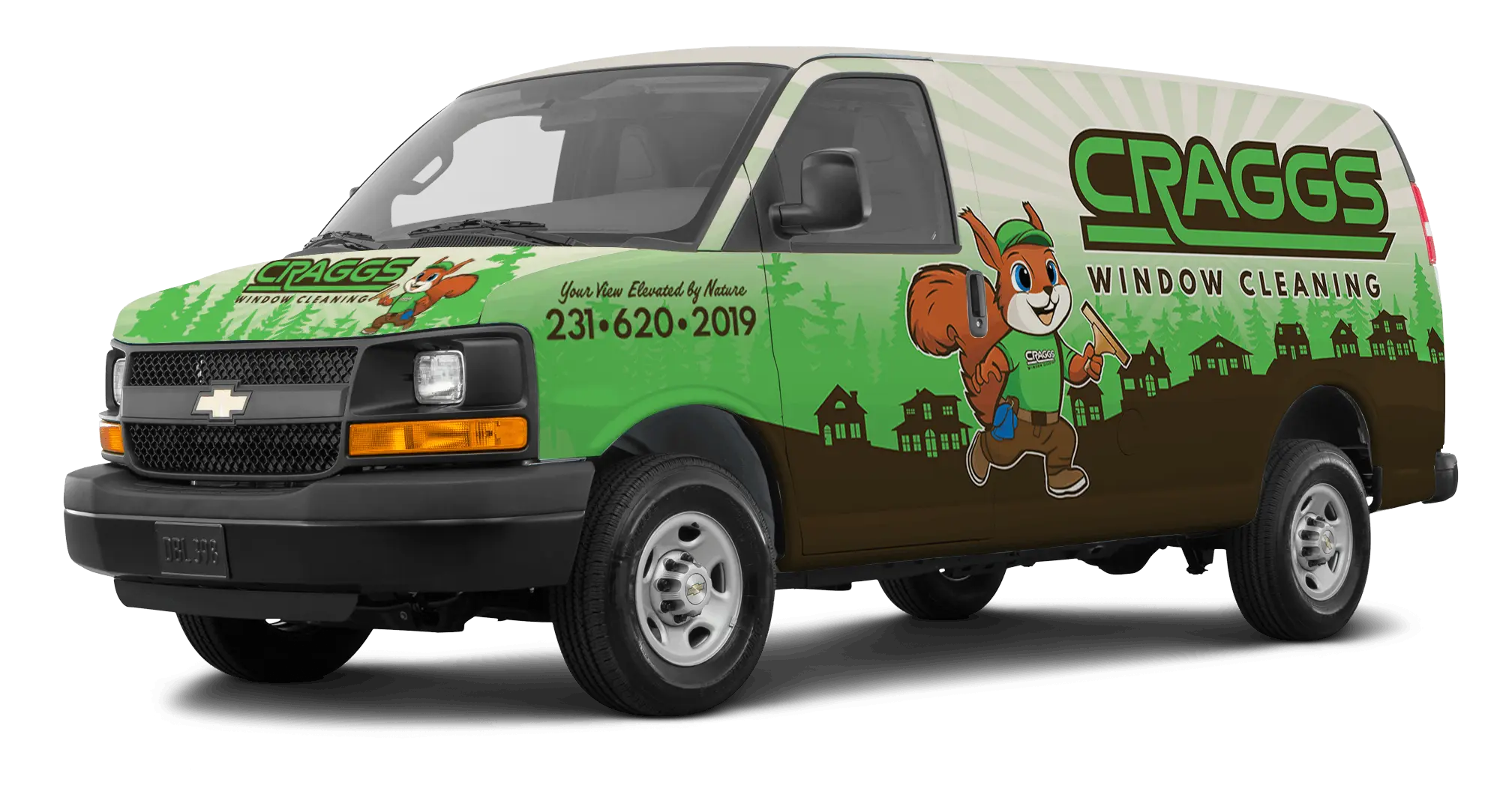 Craggs Window Cleaning Van