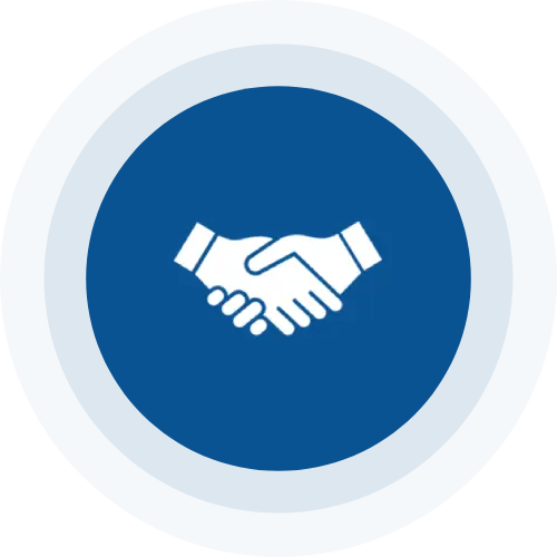Shaking hands icon