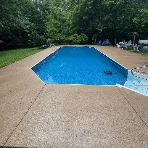 Clarksville Home Pool Deck