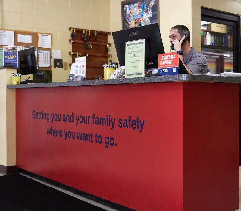 front desk