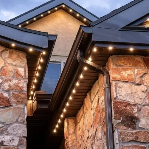 Below Gutter Lights