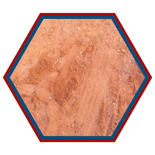 Red Clay and Oil Stains