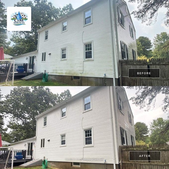 House Washing results in northern Connecticut and MA area