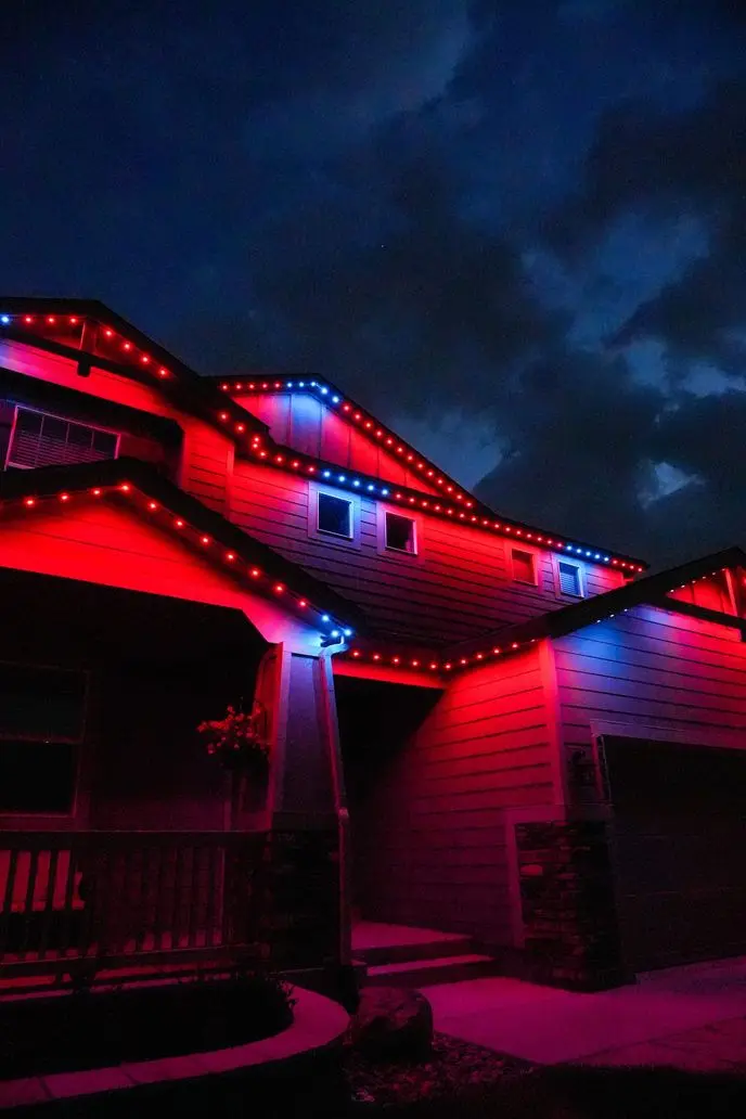 Christmas Light Installation project in Panama City Beach FL