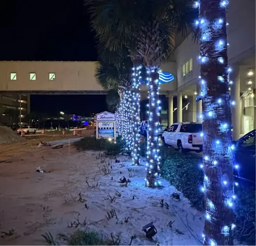 Commercial Christmas Light Installation Panama City Beach FL
