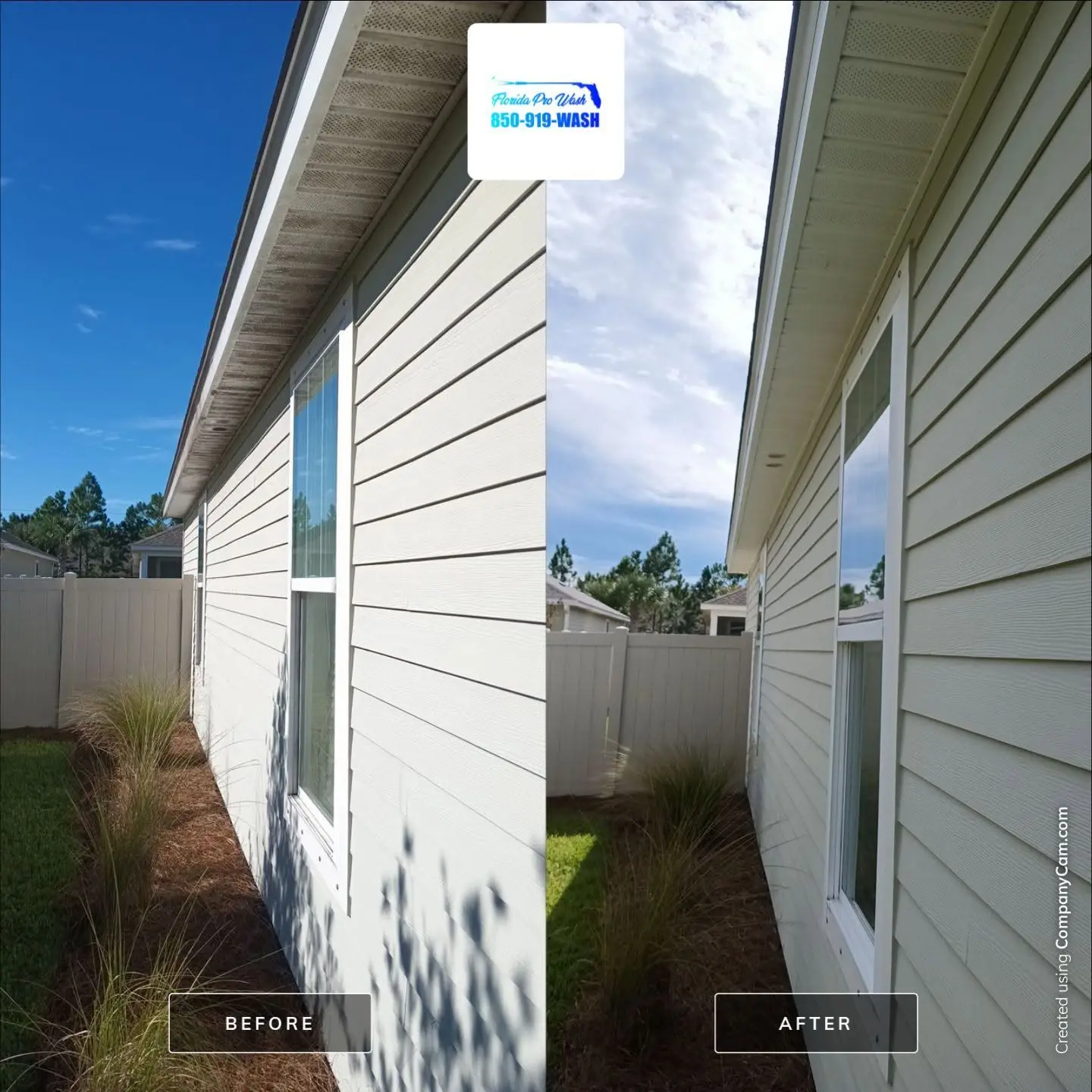Pressure Washing job in Panama City Beach FL