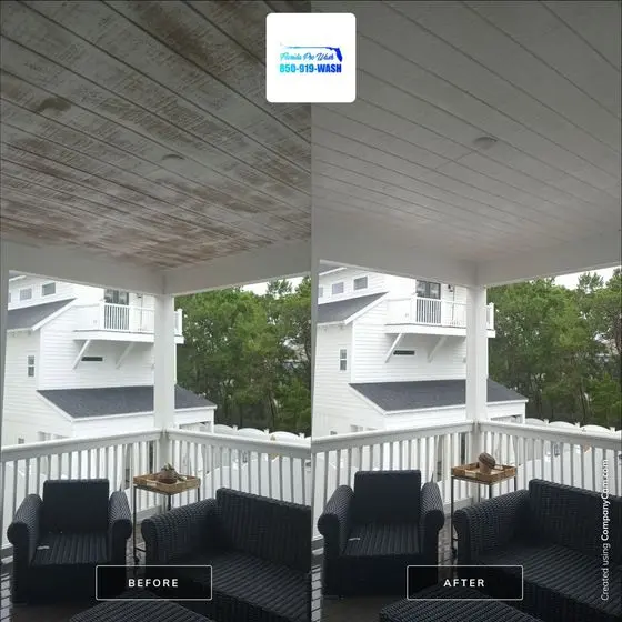 Pressure Washing project in Panama City Beach FL