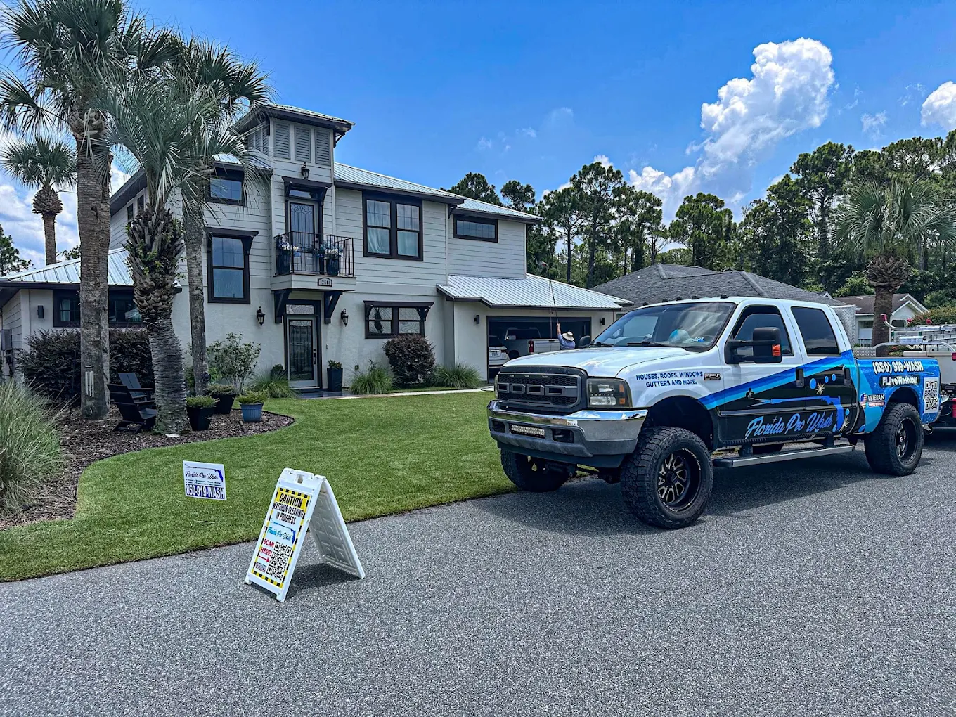 Pressure washing in Inlet Beach FL