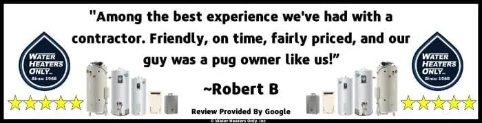 a five star water heater review from the canoga park area