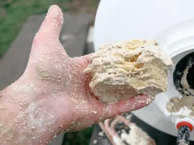 sediment buildup