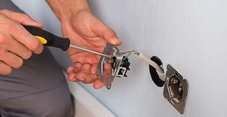 Keep your home in shape with our expert outlet installation and repair services