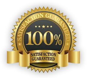  We offer a 100% satisfaction guarantee for your convenience and peace of mind