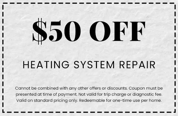 Discounts on Heating System Repair