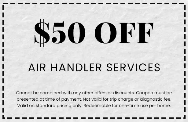 Discounts on Air Handler Services