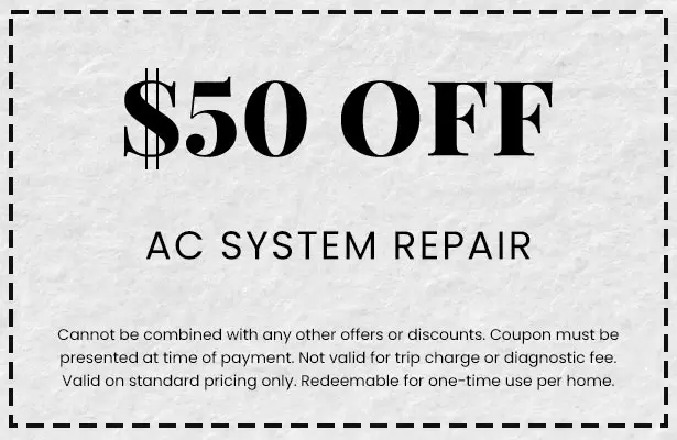 Discounts on AC System Repair