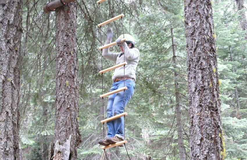 girl climbing