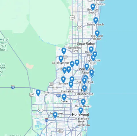 Service Area Map
