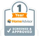 Screen & Approved Home Advisor Badge