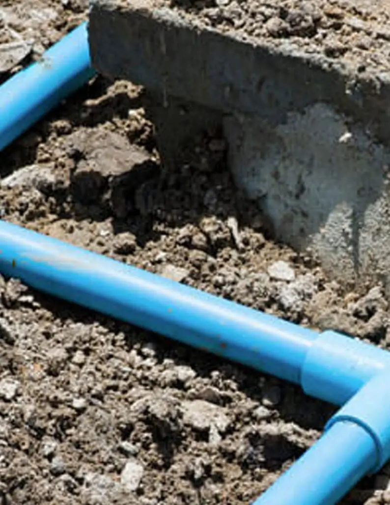 sewer line