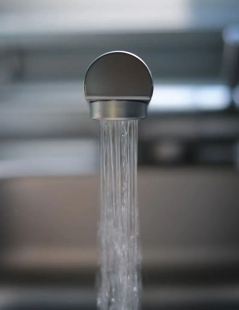 faucet running