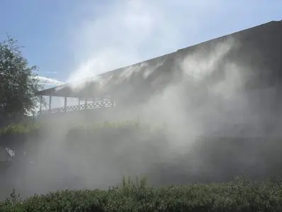 haze from misters