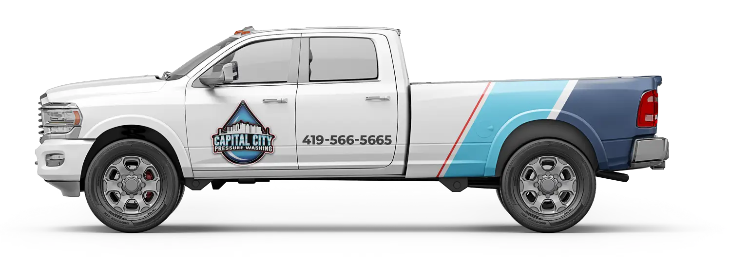 Capital City Pressure Washing Truck