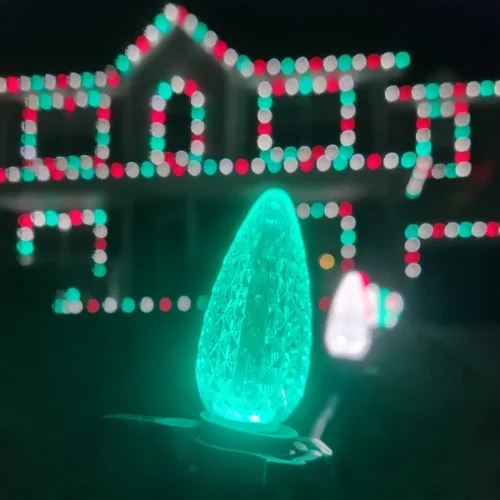 Christmas Light Installation Delaware County C9 bulb