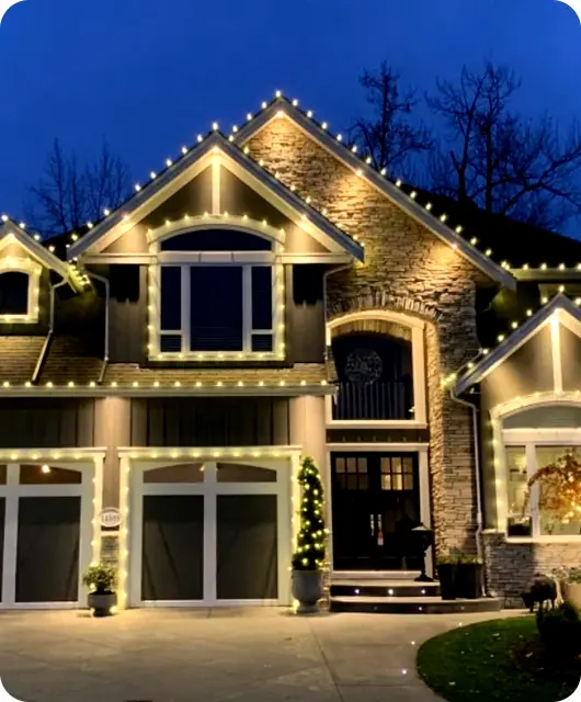 Residential Christmas Light Installation Charlotte NC