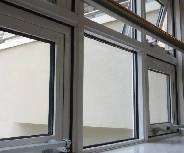 double hung window