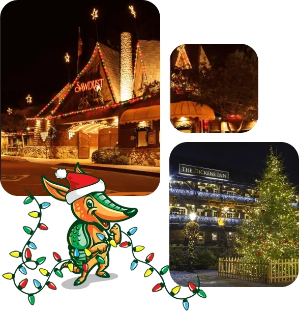 Commercial Christmas Light Installation Austin
