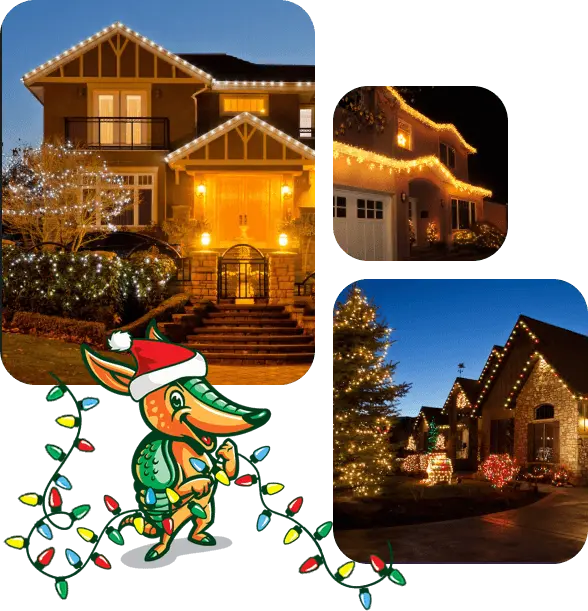Residential Christmas Light Installation Austin