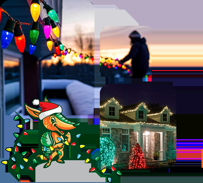 Christmas Light Installation in Leander, TX