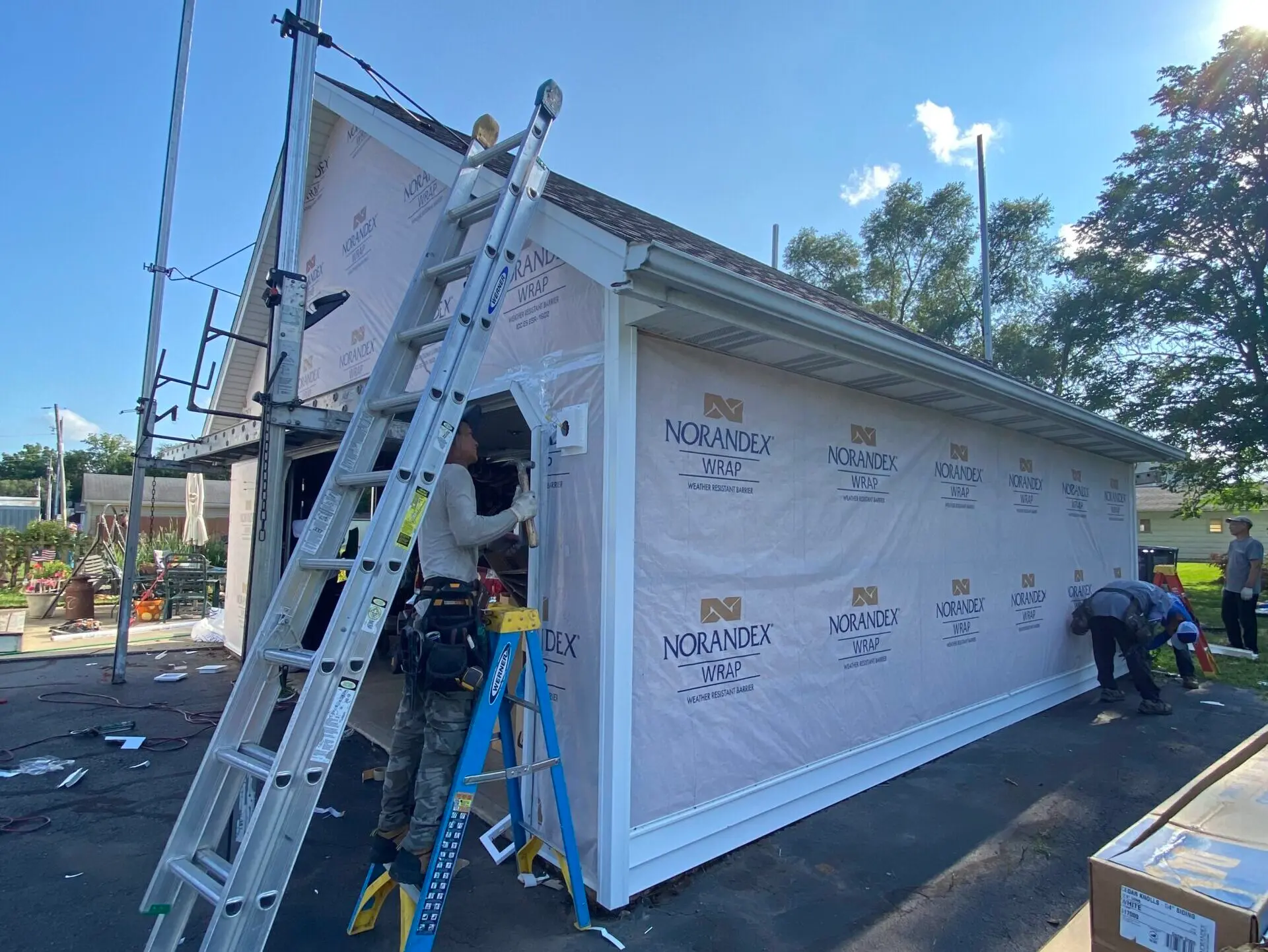 siding replacement project Jansen