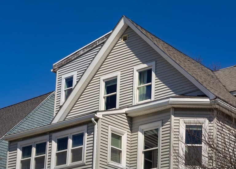 beige siding house